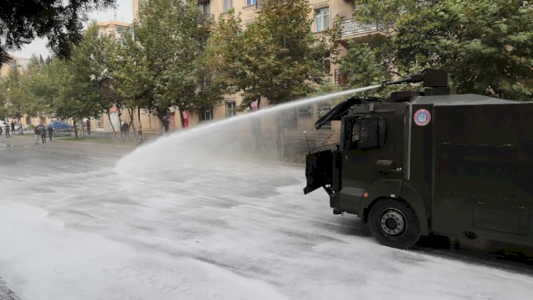    Bakının 551 küçəsi dezinfeksiya edildi - Fotolar   
