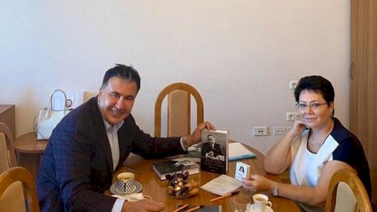    Ukraynadakı səfirimiz Mixail Saakaşvili ilə görüşdü   