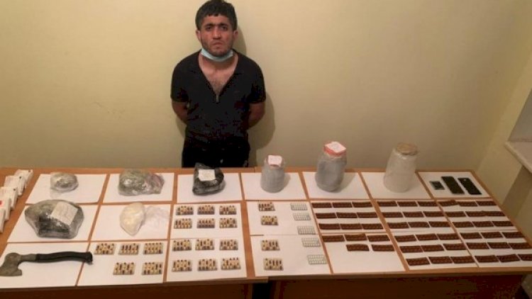    Sərhəddən narkotik keçirmək istəyən iki nəfər saxlanıldı - Foto   