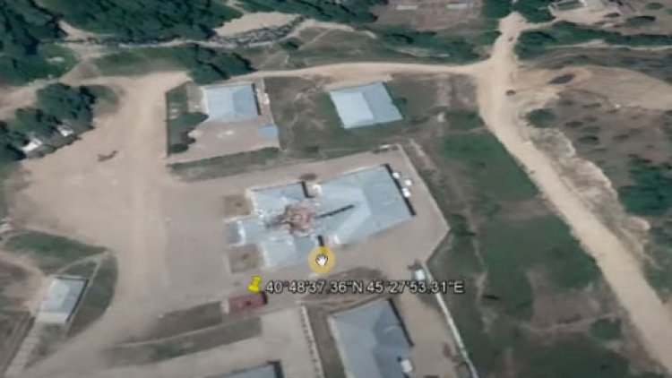    Ermənilərin “Harop”la vurulan sursat anbarı – Son görüntü   
