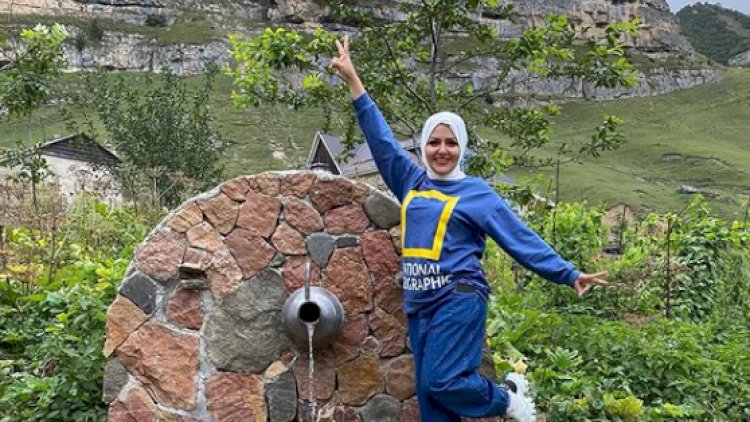    Xuraman Şuşalı gəlinlik paltarında dağa çıxdı   - Fotolar