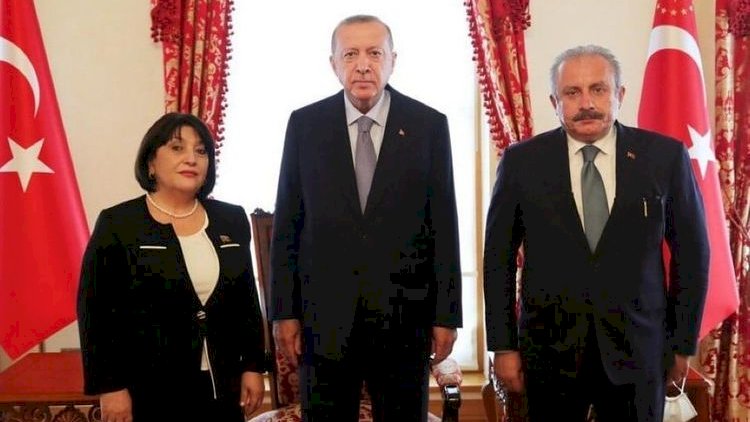    Sahibə Qafarova Rəcəb Tayyib Ərdoğanla görüşdü   