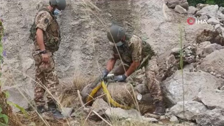   İkinci Dünya Müharibəsindən qalma bomba tapılıb - Foto   