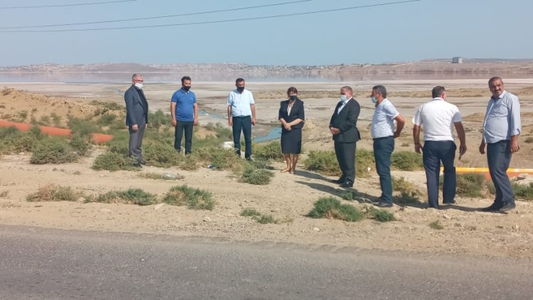    Xanım icra başçısı “Zəli gölü”nə gəldi, araşdırılma aparıldı - Fotolar   