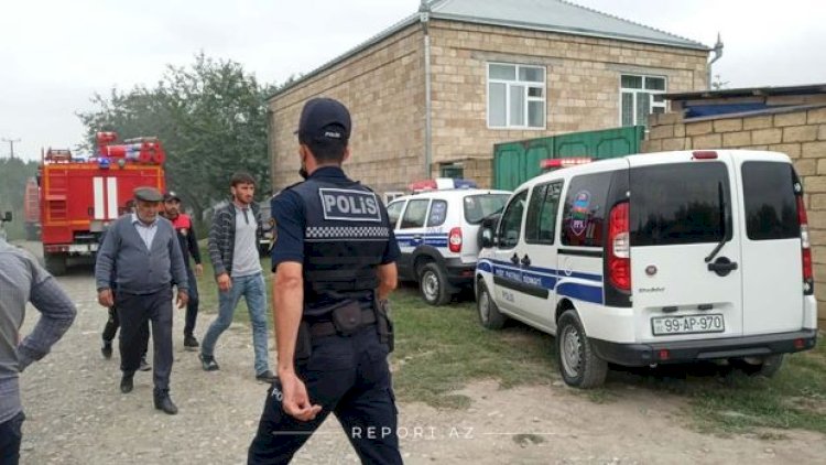    Qubanın kəndində ikinci yanğın başladı - Fotolar   
