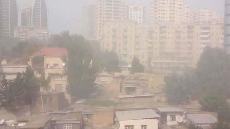    Bakıda və Abşeron yarımadasında havada tozun miqdarı artıb   