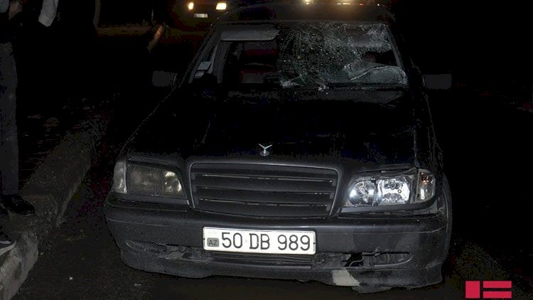    Şirvanda avtomobil piyadanı vuraraq öldürdü - Fotolar   