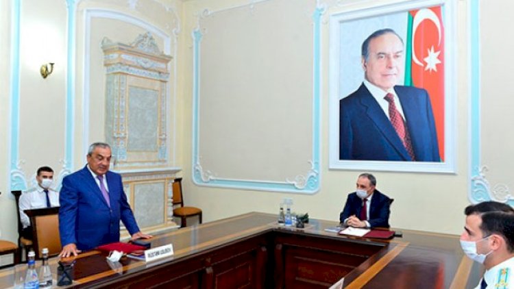    Baş prokuror Rüstəm Usubovu qəbul etdi - Foto   