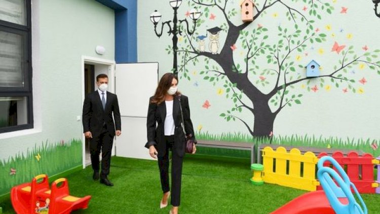    Mehriban Əliyeva uşaq bağçasının açılışında - Foto   