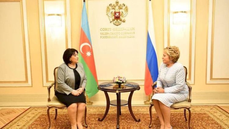    Sahibə Qafarova Valentina Matviyenko ilə görüşdü - Fotolar   