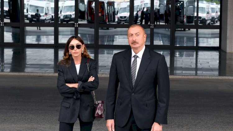    İlham Əliyev və Mehriban Əliyeva Balaxanıya getdi   