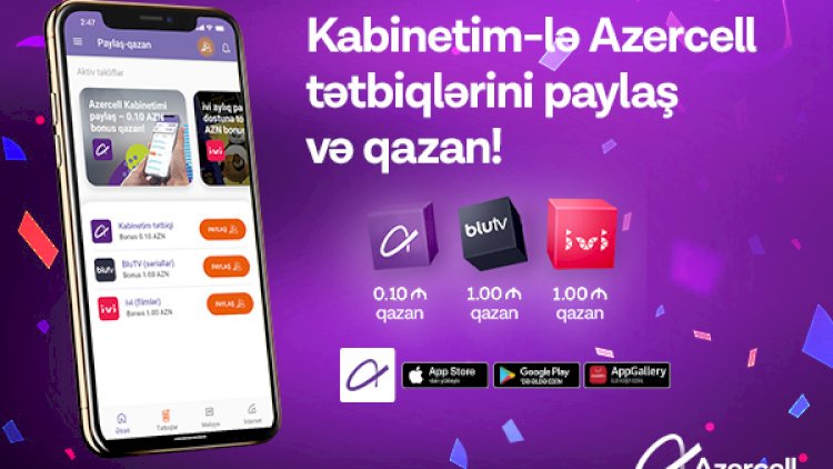    Azercell abunəçilərinə hədiyyə balans qazandırır!   