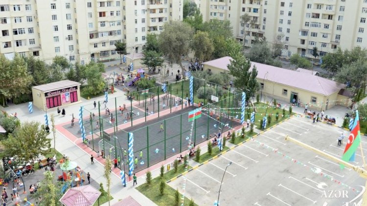    Suraxanıda növbəti abad həyət sakinlərin ixtiyarına verildi   - Fotolar