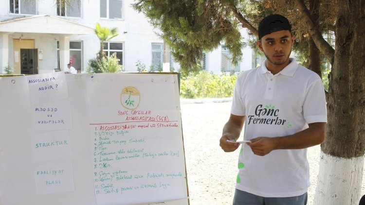    “Gənc Fermer” layihəsinin iştirakçıları üçün ilk təlim təşkil edildi - Fotolar   