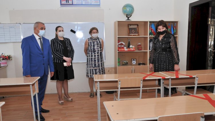    Abşeronun təhsil müəssisələrində monitorinqlər keçirilir - Foto   