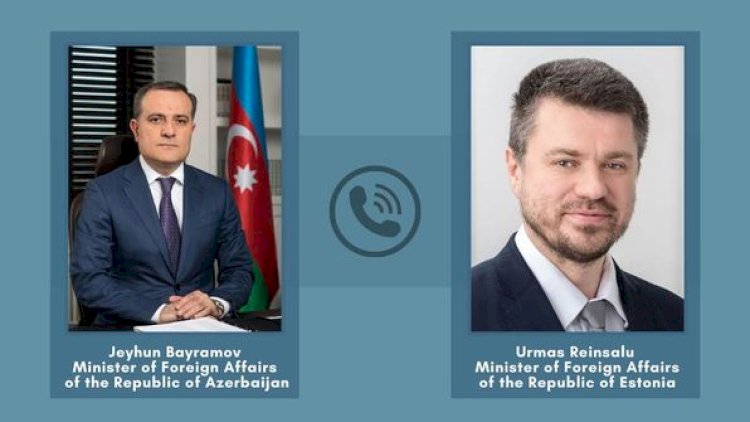    Ceyhun Bayramov estoniyalı həmkarı ilə cəbhədə yaranmış son vəziyyətdən danışdı   