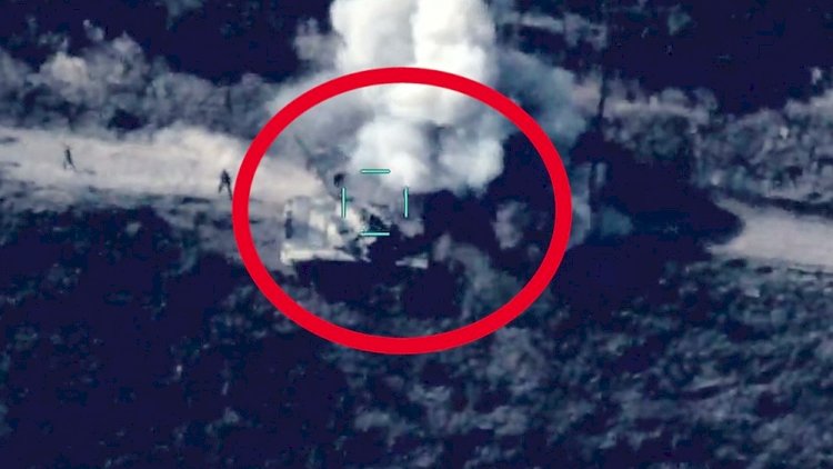    İki tank vuruldu -  Video   