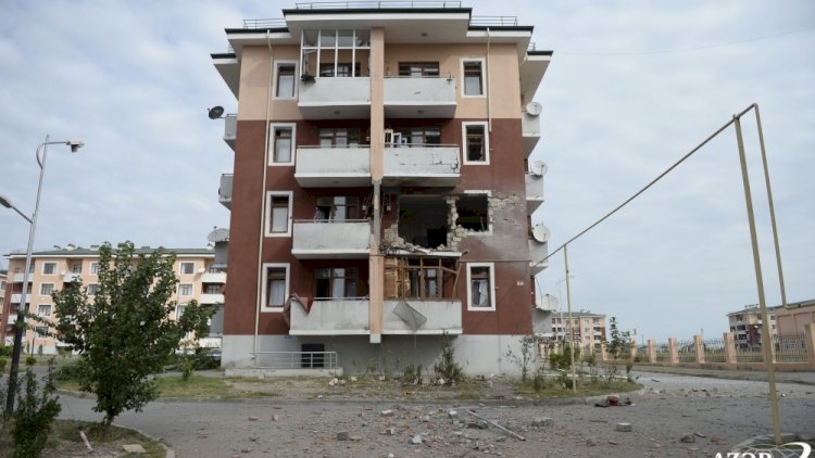    Ermənilər məcburi köçkün yaşayış kompleksini artilleriya atəşinə tutdu -   Fotolar