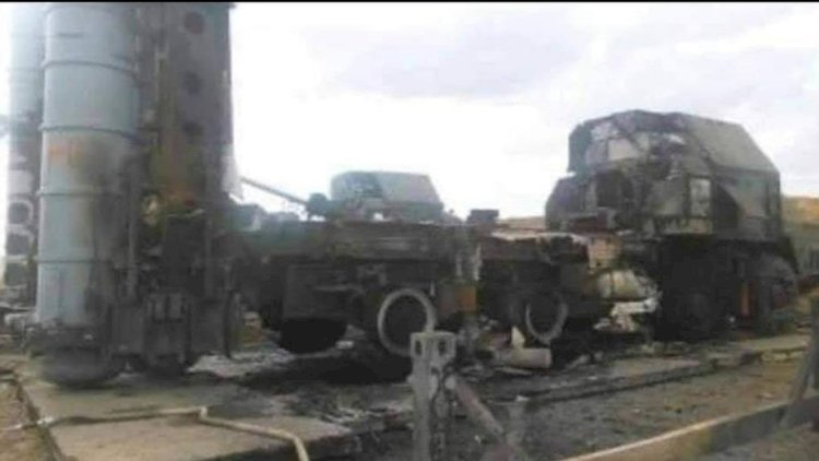    Azərbaycan ordusunun vurduğu erməni S-300-nün – Fotosu   