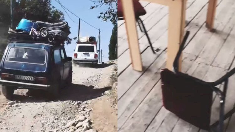    Ermənilərin Qarabağdan köçü davam edir - Video   