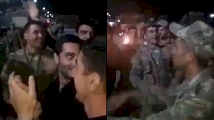    Azərbaycan əsgəri döyüşə “Qarabağ” mahnısı oxuyaraq gedir - Video   