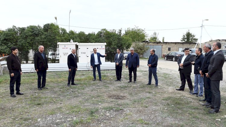    Cəbhə xətti boyunca yerləşən rayonların enerji təminatı yaxşılaşdırılır   