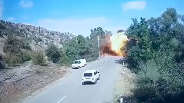    Qarabağa gələn yoldakı körpü belə partladıldı - Video   