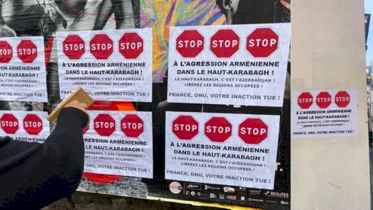   Paris və Nant şəhərlərini bu plakatlar bürüdü   - “Qarabağ Azərbaycandır!“