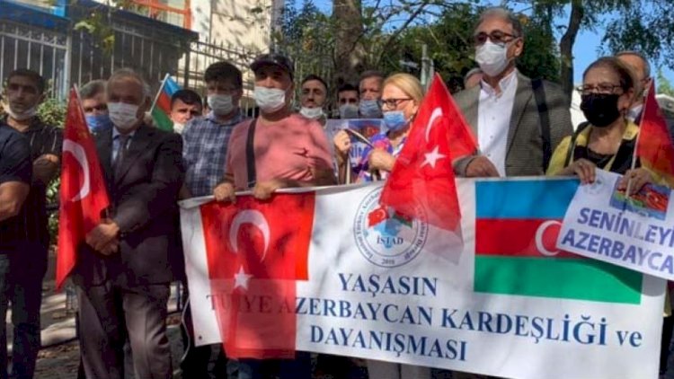    İstanbulda Azərbaycan Silahlı Qüvvələrinə dəstək aksiyası keçirildi   