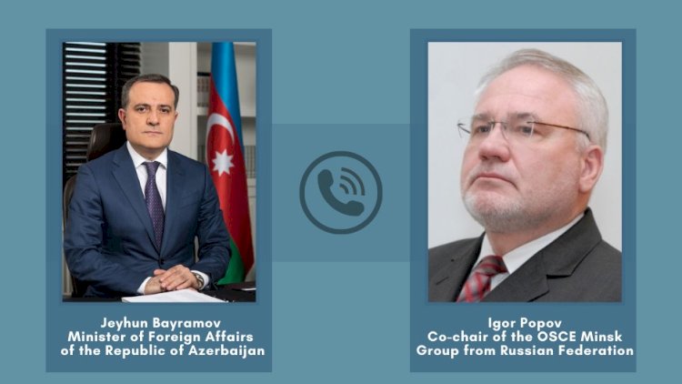    Ceyhun Bayramovla İqor Popov cəbhədəki durumu müzakirə etdi   
