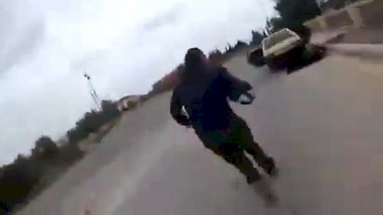    Azərbaycanlı fotoqraflar cəbhə bölgəsində atəş altında - Video   