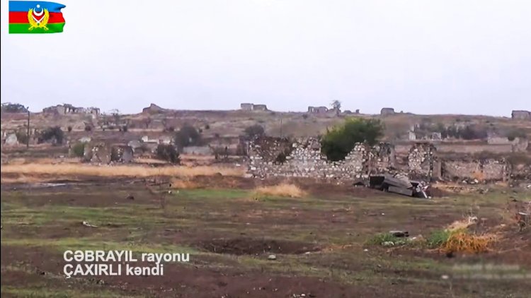    İşğaldan azad edilən Çaxırlı kəndinin görüntüləri yayılıb -   Video