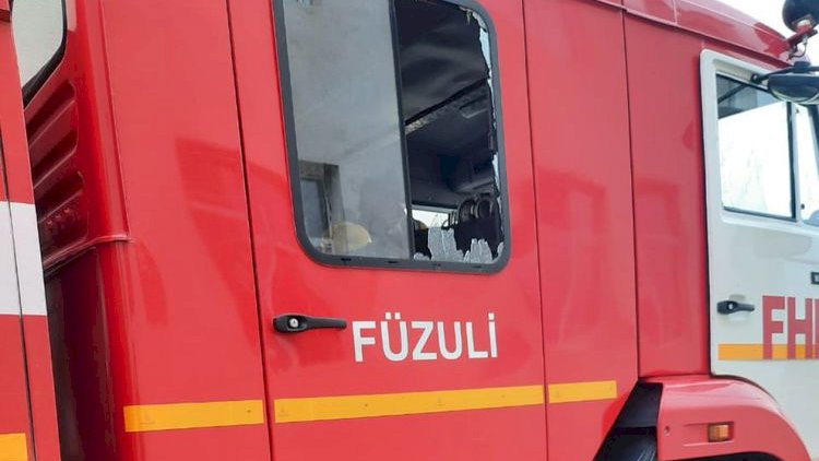    Ermənilərin təxribatları nəticəsində mülki obyektlərdə yanğın və dağıntılar baş verir - FHN   