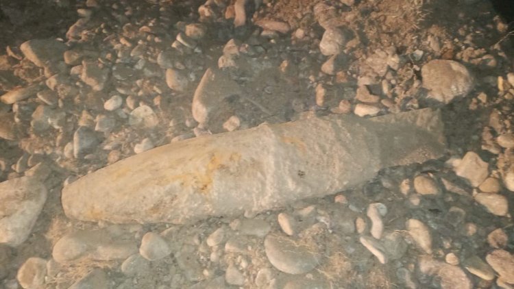    Ağstafada top mərmisi aşkarlandı - Foto   