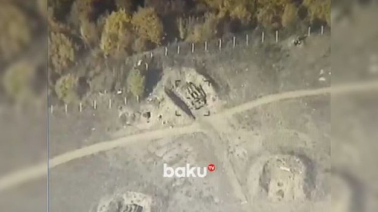    Düşmənin “Kub” zenit-raket kompleksinin məhv edilmə anı - Video   