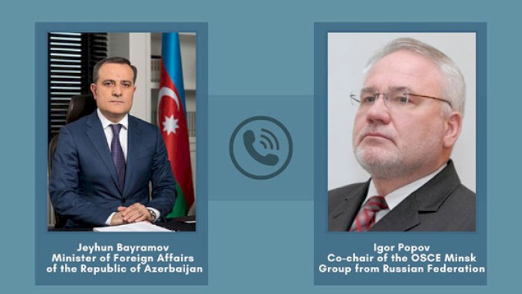    Ceyhun Bayramovun İqor Popovla telefon danışığı oldu   