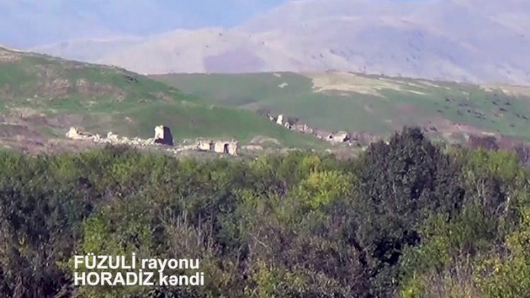    Füzulinin işğaldan azad edilən Horadiz kəndindən yeni görüntülər - Video   