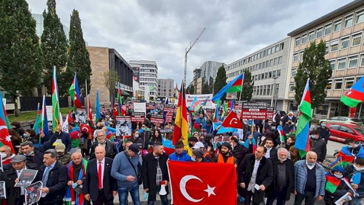    Almaniyada Azərbaycana dəstək yürüyüşü keçirildi - Foto   