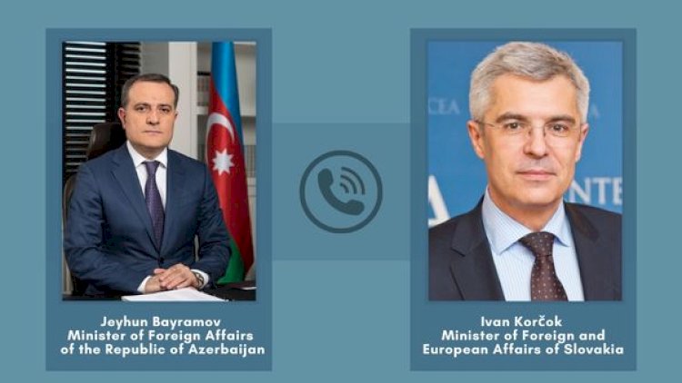    Ceyhun Bayramovla Slovakiyanın Xarici və Avropa İşləri naziri arasında telefon danışığı olub   