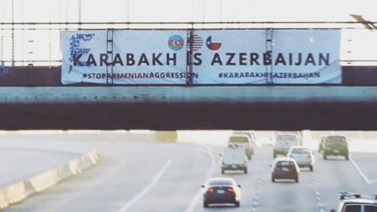    Hyustonun mərkəzində “Qarabağ Azərbaycandır!” şüarı nümayiş etdirildi   