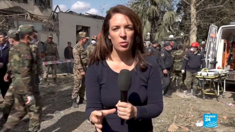    “Dağıntıların altından cansız bədənlər bir-bir çıxarılarkən...” -   “France 24”