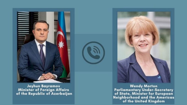    Ceyhun Bayramov və britaniyalı nazir arasında telefon danışığı olub   