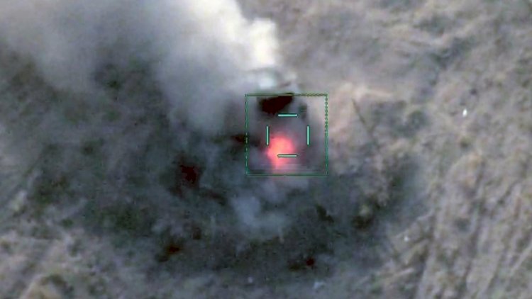    Düşmənin BM-21 “Qrad” yaylım atəşli reaktiv sistemi məhv edildi - Müdafiə Nazirliyi   