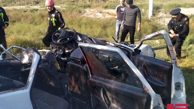    Ağdaşda ağır yol qəzası:   3 ölü, 4 yaralı