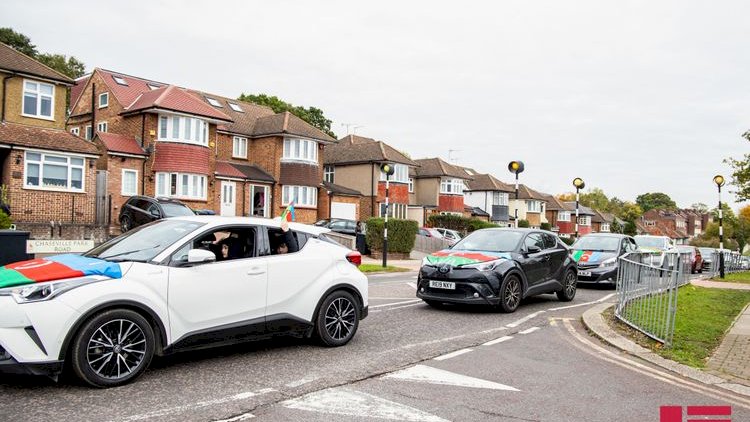    Londonda Azərbaycana dəstək məqsədilə avtoyürüş keçirilib -   Fotolar