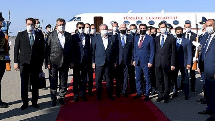    Mustafa Şentop və nümayəndə heyəti Gəncəyə yola düşüb   