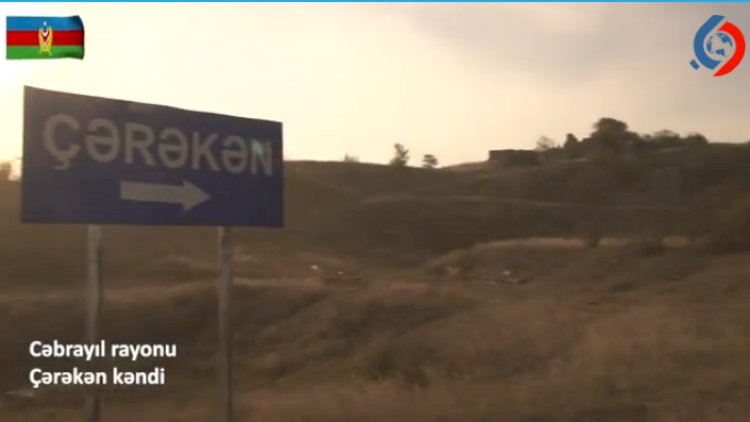    İşğaldan azad olunan Çərəkən kəndinin görüntüləri yayılıb -   Video
