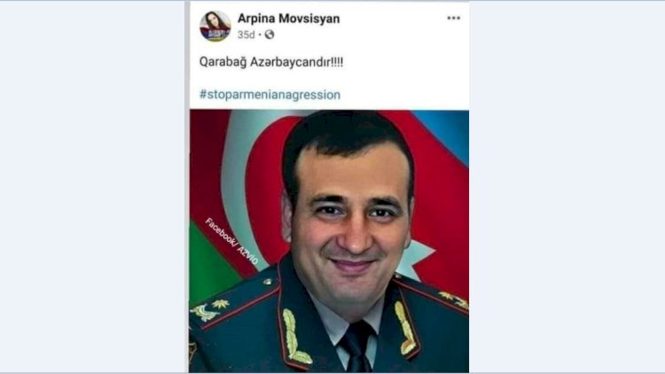   Erməni jurnalistin “Facebook“ hesabı ələ keçirilib   