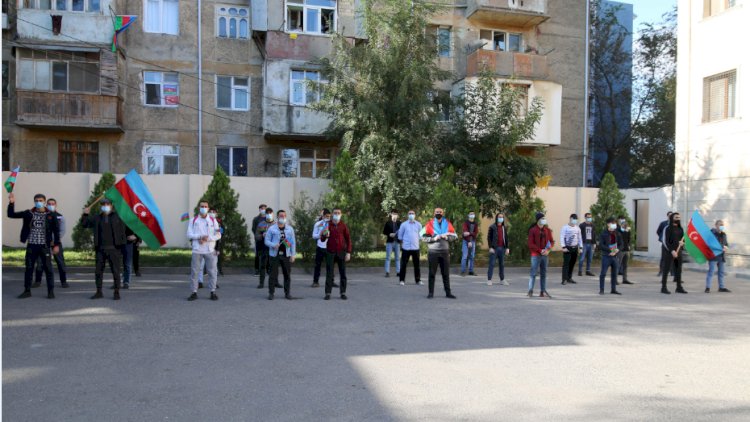    Çağırışçı gənclər cəmiyyətə müraciət ediblər   