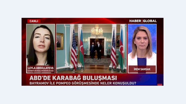    Leyla Abdullayeva  “Haber Global”a müsahibə verib   